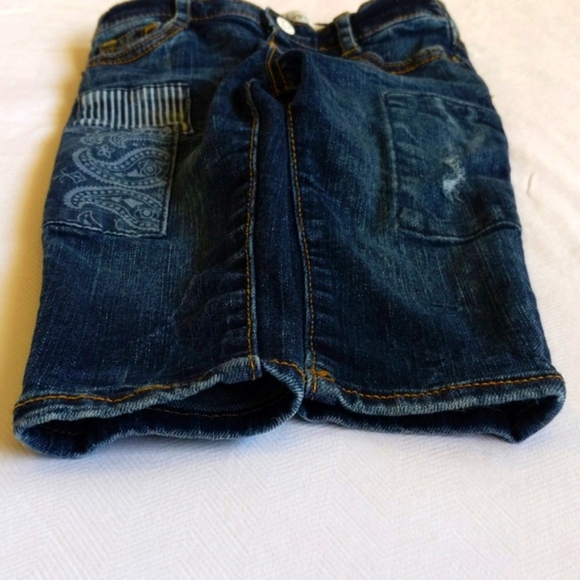 gymboree skinny patchwork denim jeans 18 months baby girl - Picture 6 of 7